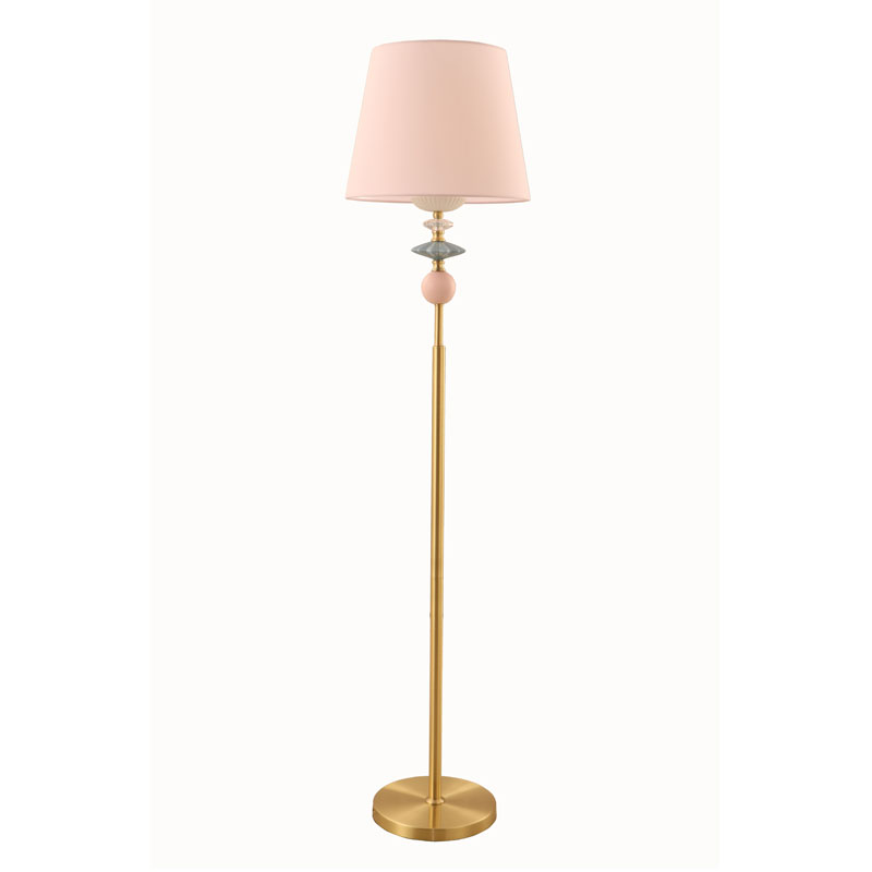 Zakaj izbrati porcelanasto talno svetilko Sandy Gold Drum Shade za svoj prostor?