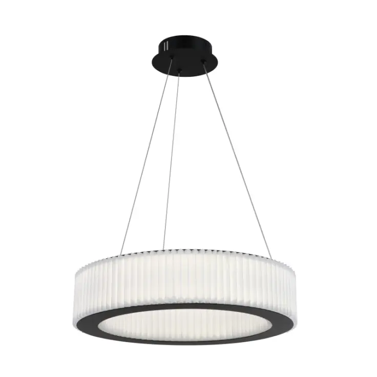 LED lestenec s krožnim obročem