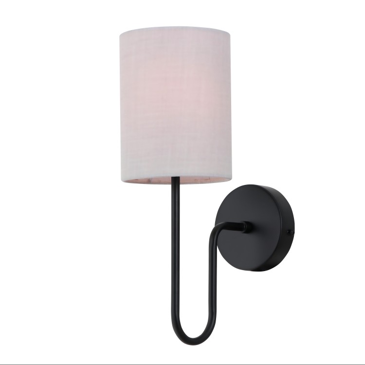 Slim Cylinder Shade Uplight Metal Wall Concone